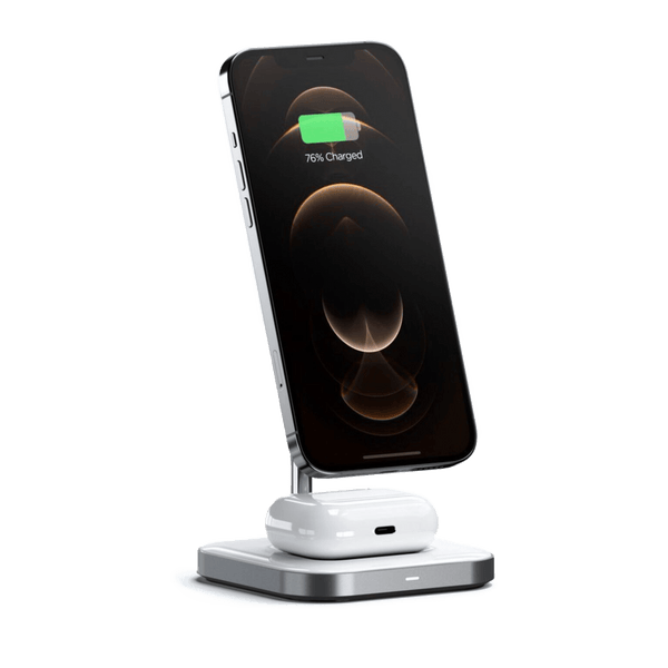 ALUMINUM 2-IN-1 MAGNETIC WIRELESS CHARGING STAND